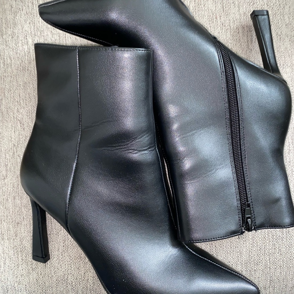 Used Ankle Boots with Side Zip